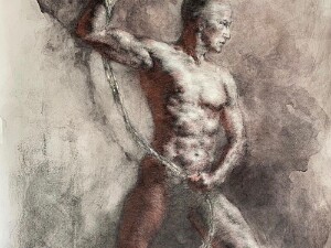 Life Modeling Long Poses Examples of works from life modeling poses of 20 minutes or more for 2D traditional media (drawing, painting)