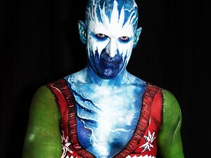 Bodyart, Cosplay, PA Modeling for body painting or other on-body art, cosplay or performance art events, and similar.